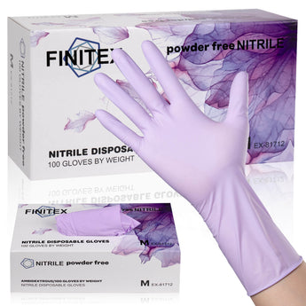 Purple Nitrile Gloves