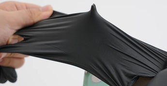 FINITEX Black Nitrile Gloves Puncture-resistant