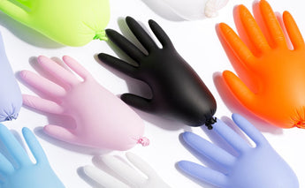 Colored Nitrile Gloves