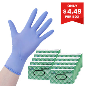 FINITEX Nitrile Exam Gloves 3.2 Mil Ice Blue 1000pcs