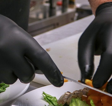 Disposable Gloves Are Not Designed for Cooking at High Heat