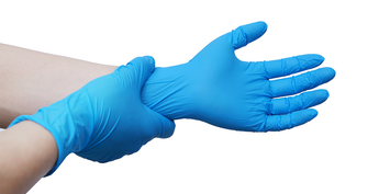 FINITEX Blue Nitrile Gloves