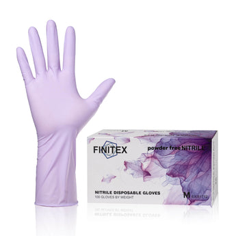 FINITEX Nitrile Gloves 5mil Purple 100pcs